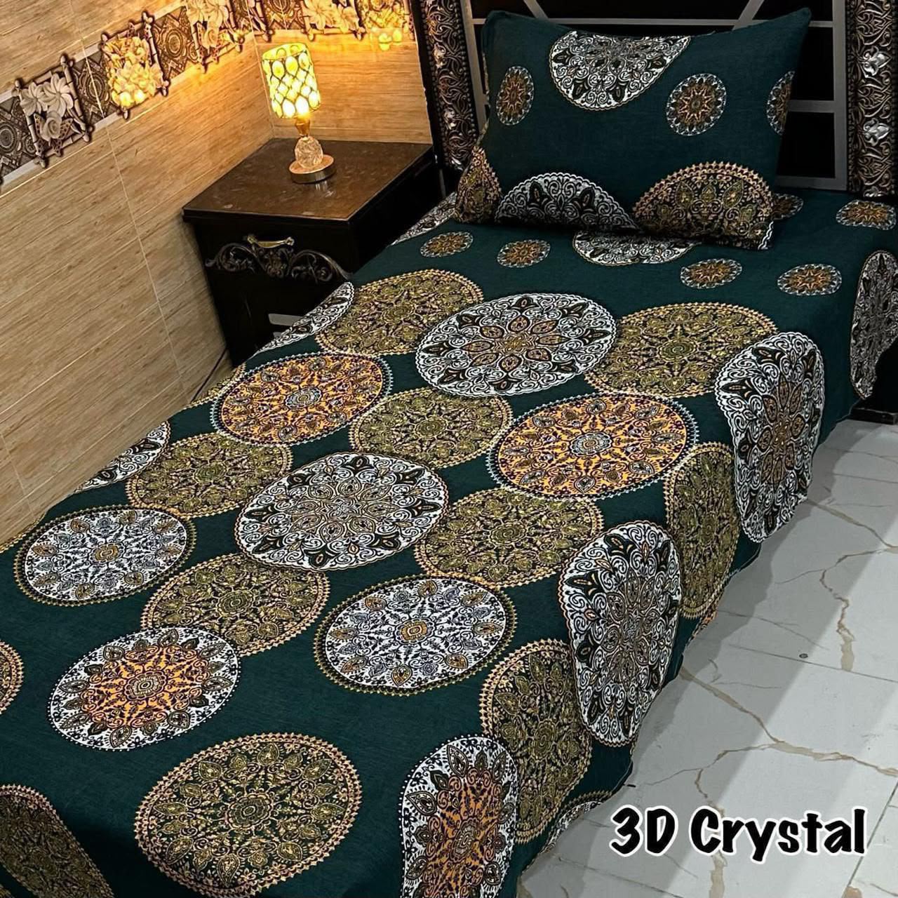 Crystal Single Pair Bedsheet